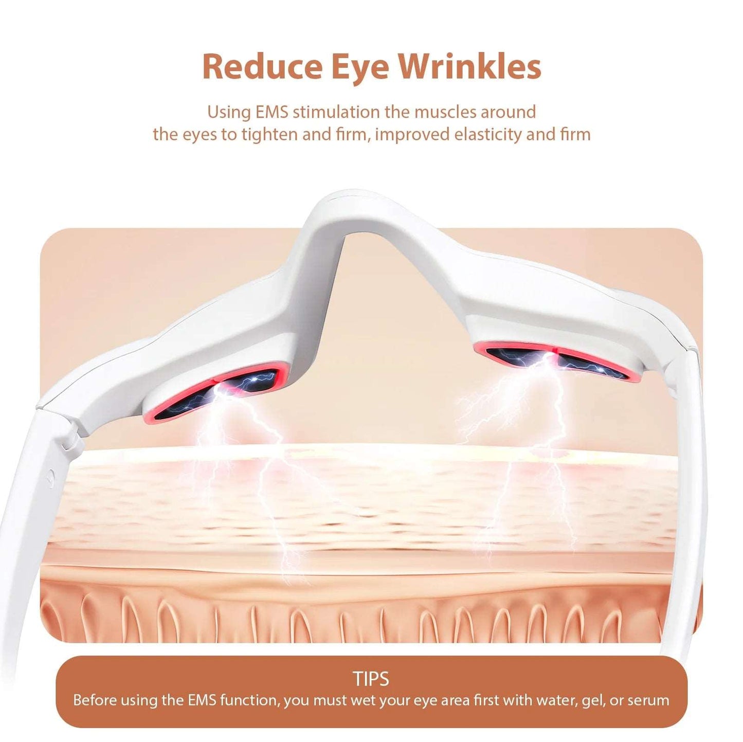 SilknGlow Red Light Eye Wrinkle Therapy Glasses